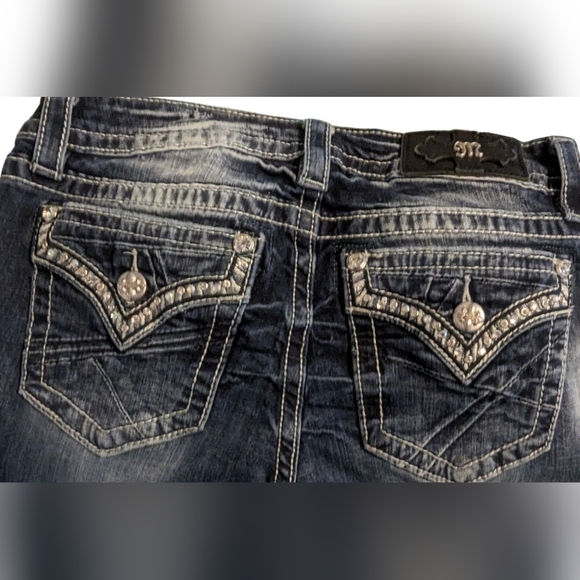 Miss Me bootcut size 28 low waist jeans - Picture 3 of 4